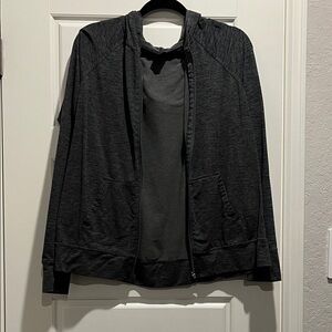Athletic Works Charcoal Zip-Up Jacket